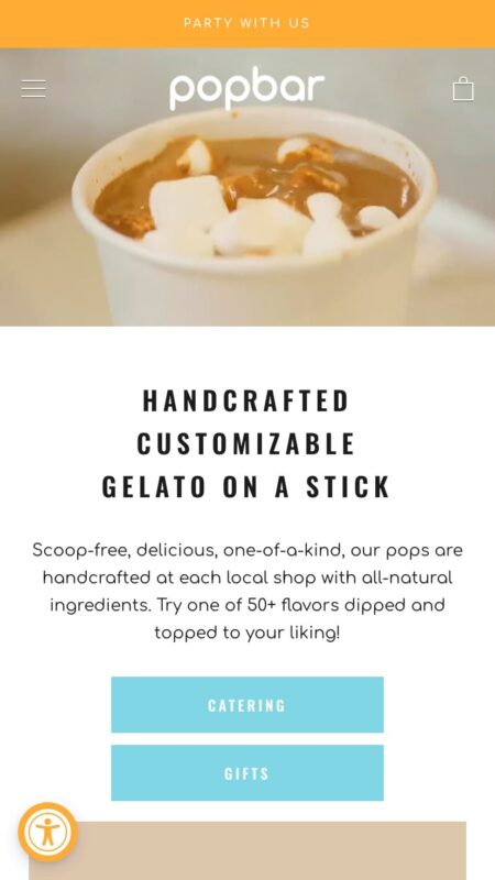 Frozen desserts, chocolate sticks and more treats | pop-bar.com
