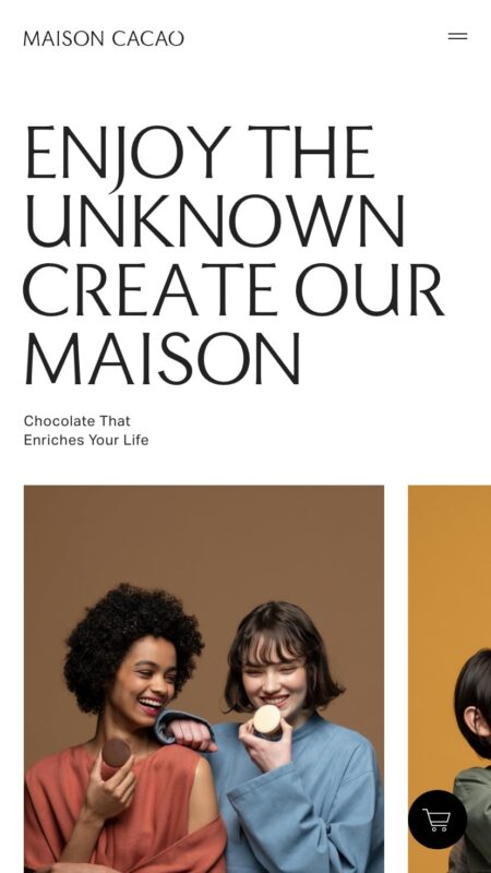 MAISON CACAO公式ブランドサイト