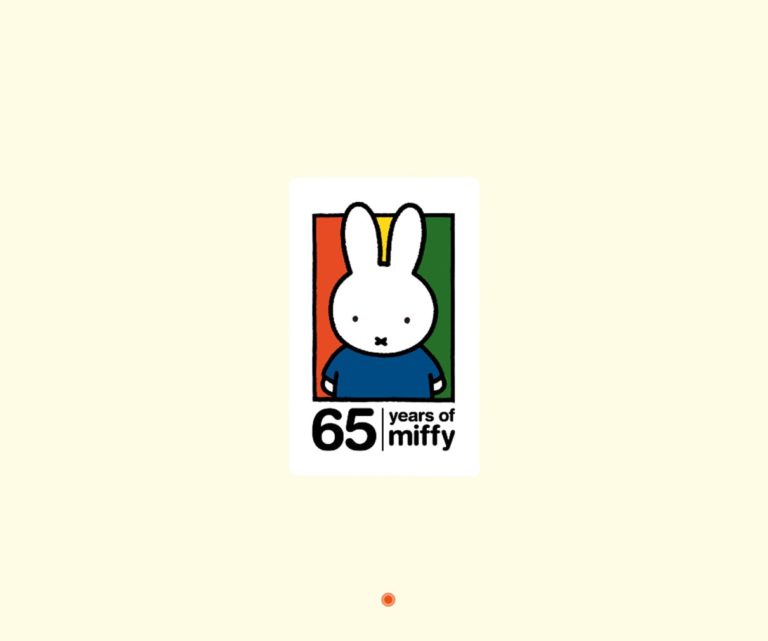 日本のミッフィー誕生65周年サイト