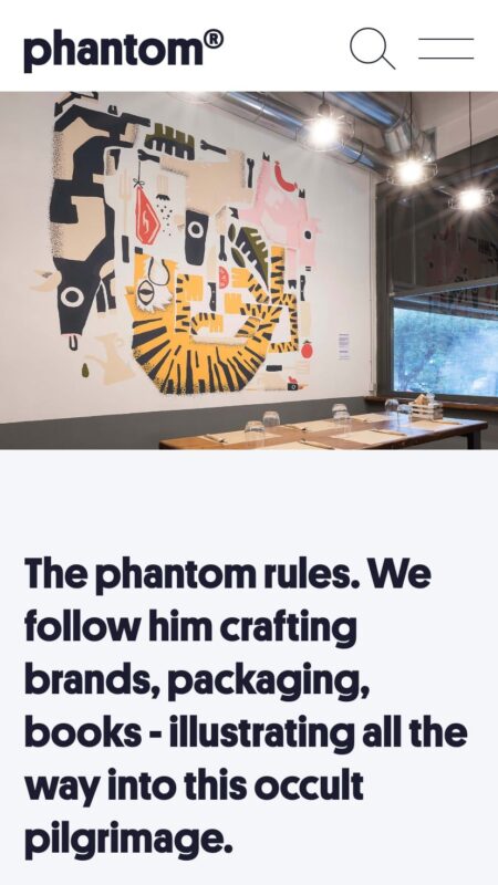 It's me, the Phantom