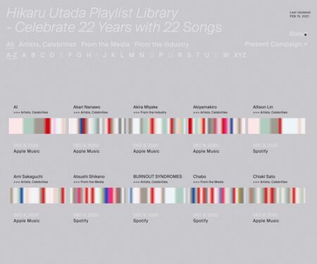 Hikaru Utada Playlist Library