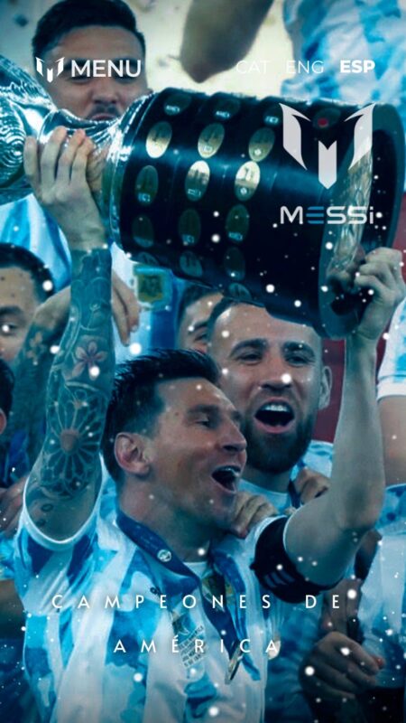 Web oficial Leo Messi