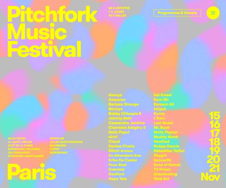 Pitchfork Music Festival Paris