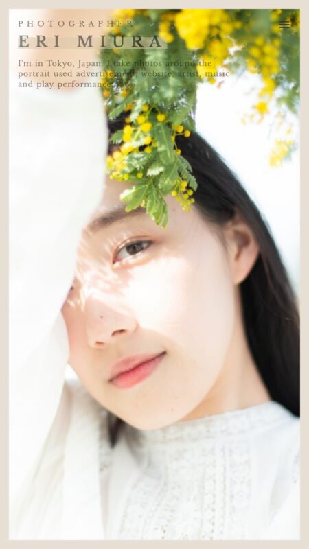Eri Miura Portfolio site
