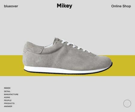 スニーカーにロゴは必要ですか？blueover/ブルーオーバー-Mikey-