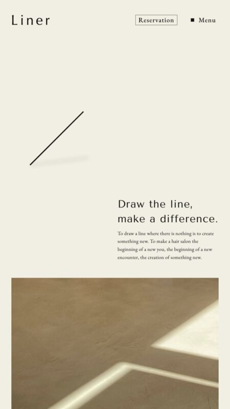 Liner／ 原宿・表参道・明治神宮前で一線を画すヘアサロン