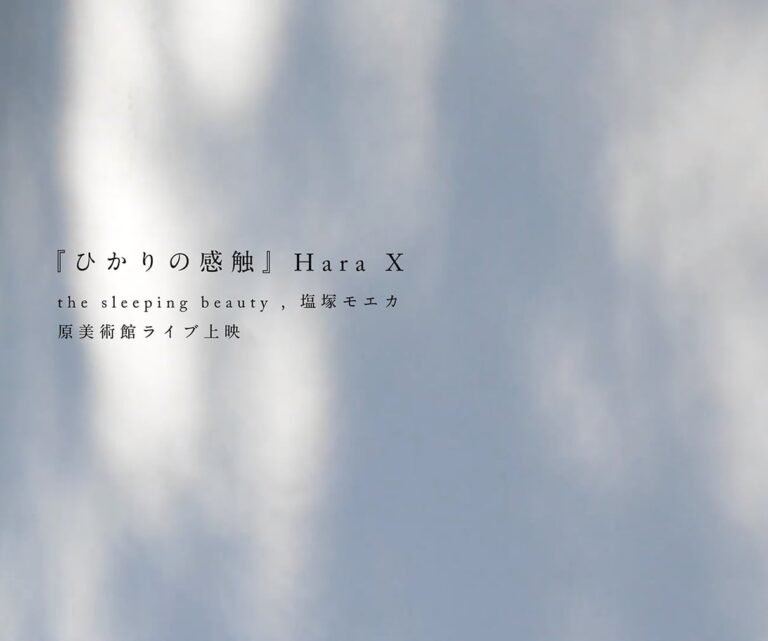 『ひかりの感触』Hara X the sleeping beauty , 塩塚モエカ | 原美術館ライブ上映