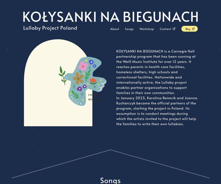 KOŁYSANKI NA BIEGUNACH - Lullaby Project Poland