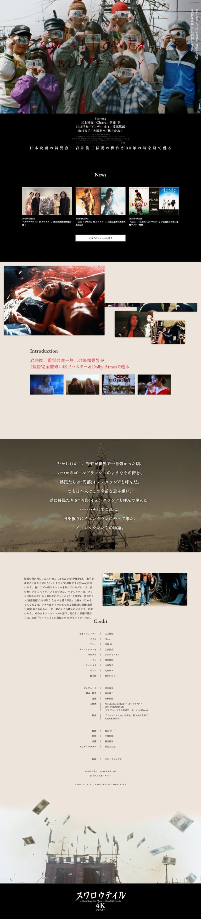 スワロウテイル 4Kリマスター